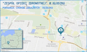 PORADNIA CHORÓB ZAKAŹNYCH - "ZESPÓŁ OPIEKI ZDROWOTNEJ" W KŁODZKU - UL. WOJSKA POLSKIEGO 16, KŁODZKO