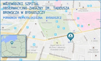 PORADNIA HEPATOLOGICZNA - WOJEWÓDZKI SZPITAL OBSERWACYJNO-ZAKAŹNY IM. TADEUSZA BROWICZA W BYDGOSZCZY - KAROLA KURPIŃSKIEGO 5A,  BYDGOSZCZ