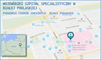 PORADNIA CHORÓB ZAKAŹNYCH - WOJEWÓDZKI SZPITAL SPECJALISTYCZNY W BIAŁEJ PODLASKIEJ - TEREBELSKA 57-65, BIAŁA PODLASKA