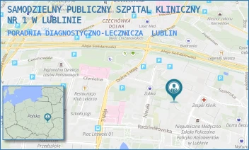 PORADNIA DIAGNOSTYCZNO-LECZNICZA - UNIWERSYTECKI SZPITAL KLINICZNY NR 1 W LUBLINIE - STASZICA 16,  LUBLIN