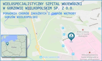 PORADNIA CHORÓB ZAKAŹNYCH I CHORÓB WĄTROBY - WIELOSPECJALISTYCZNY SZPITAL WOJEWÓDZKI W GORZOWIE WIELKOPOLSKIM SP. Z O.O. - UL. JANA DEKERTA 1, GORZÓW WIELKOPOLSKI