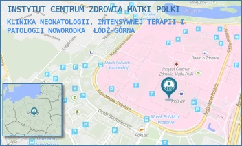 KLINIKA NEONATOLOGII, INTENSYWNEJ TERAPII I PATOLOGII NOWORODKA - INSTYTUT CENTRUM ZDROWIA MATKI POLKI - UL. RZGOWSKA 281/289,  ŁÓDŹ-GÓRNA