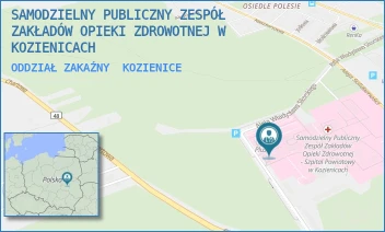 ODDZIAŁ ZAKAŹNY - SAMODZIELNY PUBLICZNY ZESPÓŁ ZAKŁADÓW OPIEKI ZDROWOTNEJ W KOZIENICACH - AL. WŁ. SIKORSKIEGO 10, KOZIENICE