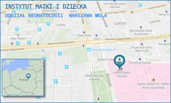 ODDZIAŁ NEONATOLOGII - INSTYTUT MATKI I DZIECKA - MARCINA KASPRZAKA 17 A,  WARSZAWA WOLA