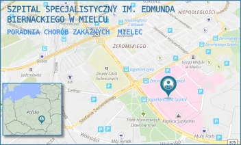 PORADNIA CHORÓB ZAKAŹNYCH - SZPITAL SPECJALISTYCZNY IM. EDMUNDA BIERNACKIEGO W MIELCU - UL. ŻEROMSKIEGO 22,  MIELEC