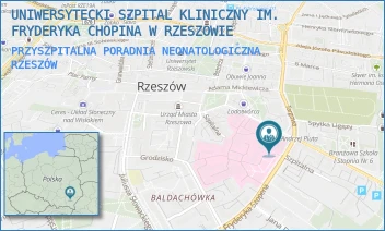 PRZYSZPITALNA PORADNIA NEONATOLOGICZNA - UNIWERSYTECKI SZPITAL KLINICZNY IM. FRYDERYKA CHOPINA W RZESZOWIE - UL. CHOPINA 2,  RZESZÓW