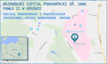 ODDZIAŁ NOWORODKOWY Z PODODDZIAŁEM INTENSYWNEJ OPIEKI NOWORODKÓW - WOJEWÓDZKI SZPITAL PODKARPACKI IM. JANA PAWŁA II W KROŚNIE - UL. KORCZYŃSKA 57, KROSNO