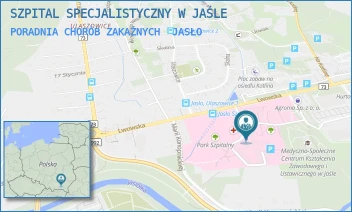 PORADNIA CHORÓB ZAKAŹNYCH - SZPITAL SPECJALISTYCZNY W JAŚLE - UL. LWOWSKA 22,  JASŁO