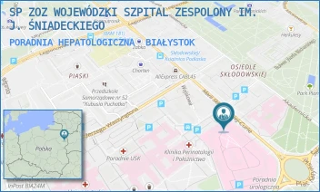 PORADNIA HEPATOLOGICZNA - SP ZOZ WOJEWÓDZKI SZPITAL ZESPOLONY IM. J. ŚNIADECKIEGO - SKŁODOWSKIEJ-CURIE 26,  BIAŁYSTOK