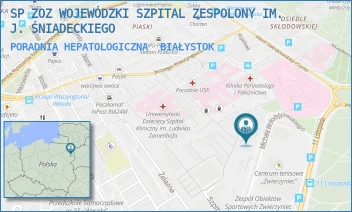 PORADNIA HEPATOLOGICZNA - SP ZOZ WOJEWÓDZKI SZPITAL ZESPOLONY IM. J. ŚNIADECKIEGO - WOŁODYJOWSKIEGO 2/1,  BIAŁYSTOK