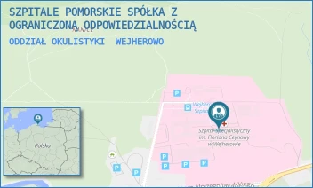 ODDZIAŁ OKULISTYKI - SZPITALE POMORSKIE SPÓŁKA Z OGRANICZONĄ ODPOWIEDZIALNOŚCIĄ - UL. DR. ALOJZEGO JAGALSKIEGO 10, WEJHEROWO