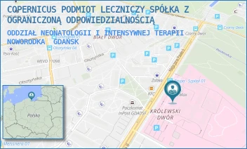 ODDZIAŁ NEONATOLOGII I INTENSYWNEJ TERAPII NOWORODKA - COPERNICUS PODMIOT LECZNICZY SPÓŁKA Z OGRANICZONĄ ODPOWIEDZIALNOŚCIĄ - ALEJA JANA PAWŁA II 50,  GDAŃSK