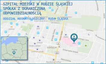 ODDZIAŁ NEONATOLOGICZNY - SZPITAL MIEJSKI W RUDZIE ŚLĄSKIEJ SPÓŁKA Z OGRANICZONĄ ODPOWIEDZIALNOŚCIĄ - UL. WINCENTEGO LIPA 2,  RUDA ŚLĄSKA