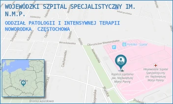 ODDZIAŁ PATOLOGII I INTENSYWNEJ TERAPII NOWORODKA - WOJEWÓDZKI SZPITAL SPECJALISTYCZNY IM. N.M.P. - BIALSKA 104/118, CZĘSTOCHOWA