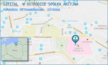 PORADNIA RETROWIRUSOWA - SZPITAL W OSTRÓDZIE SPÓŁKA AKCYJNA - JAGIEŁLY 1, OSTRÓDA