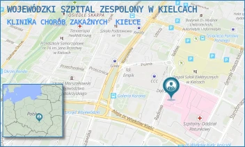 KLINIKA CHORÓB ZAKAŹNYCH - WOJEWÓDZKI SZPITAL ZESPOLONY W KIELCACH - RADIOWA 7,  KIELCE