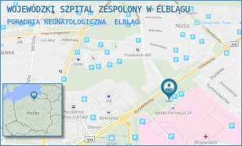 PORADNIA NEONATOLOGICZNA - WOJEWÓDZKI SZPITAL ZESPOLONY W ELBLĄGU - KRÓLEWIECKA 146,  ELBLĄG