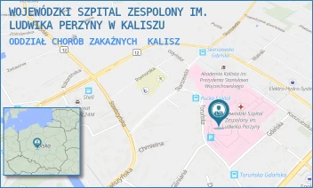 ODDZIAŁ CHORÓB ZAKAŹNYCH - WOJEWÓDZKI SZPITAL ZESPOLONY IM. LUDWIKA PERZYNY W KALISZU - TORUŃSKA 7, KALISZ