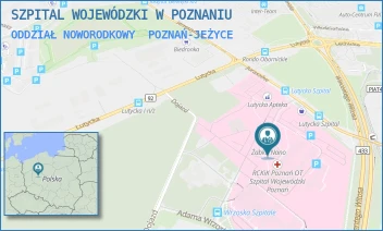 ODDZIAŁ NOWORODKOWY - SZPITAL WOJEWÓDZKI W POZNANIU - JURASZÓW 7-19,  POZNAŃ-JEŻYCE