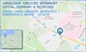 ODDZIAŁ CHORÓB ZAKAŹNYCH, HEPATOLOGII I TRANSPLANTACJI WĄTROBY - SAMODZIELNY PUBLICZNY WOJEWÓDZKI SZPITAL ZESPOLONY W SZCZECINIE - ARKOŃSKA 4,  SZCZECIN