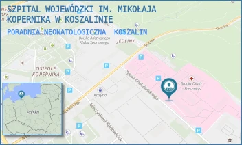 PORADNIA NEONATOLOGICZNA - SZPITAL WOJEWÓDZKI IM. MIKOŁAJA KOPERNIKA W KOSZALINIE - CHAŁUBIŃSKIEGO 7,  KOSZALIN